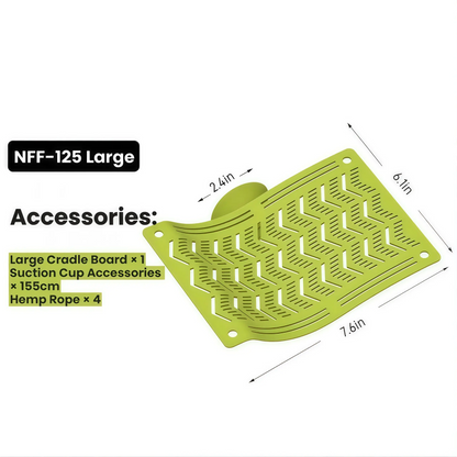 Herpify Multi-Size Plastic Reptile Hammock with Vented Plate and Suction Cups - Ideal for Frogs, Lizards, Bearded Dragons, Crested Geckos, and Snakes