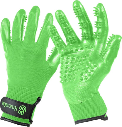H Handson'S Pet Grooming Gloves - Award Winning!