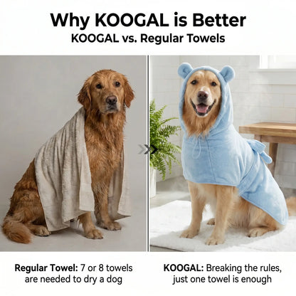 Pet Towel Quick-Dry Superfine Fiber, Absorbent Pet Bath Towel, Dog Grooming Cloth, Super Absorbent Pet Bathrobes Suitable for Small, Medium, and Large Dogs, Quick-Drying, Adjustable Design, Perfect for Pet Dogs.