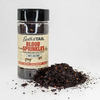 Freeze-Dried Beef Blood Sprinkles - Gourmet Food Topper for Dogs and Cats
