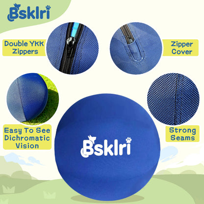 Dog Herding Ball - Push & Chase Toy for Supervised Outdoor Play (NOT for Aggressive Chewing)