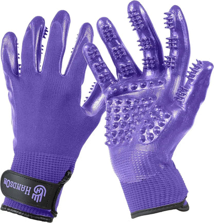 H Handson'S Pet Grooming Gloves - Award Winning!