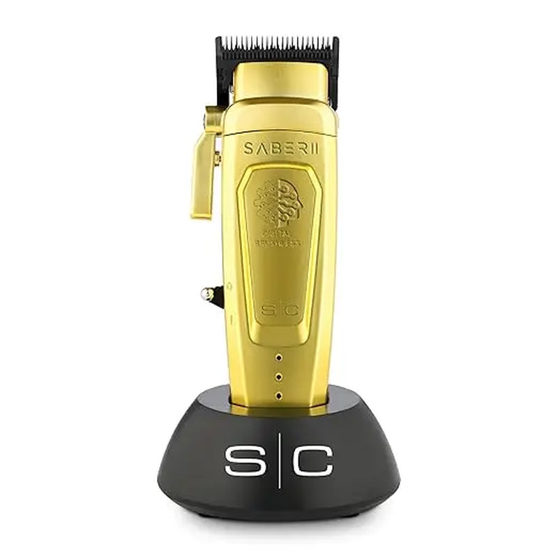 Stylecraft Saber Pro Grooming Set: Digital Brushless Saber II Clipper and Saber Trimmer