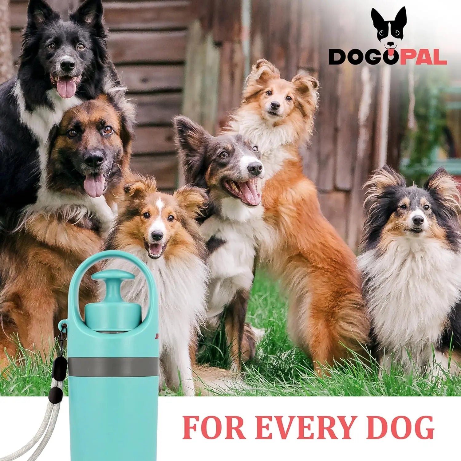 DOGOPAL 360 Portable Pooper Scooper with Bag Attachment & Dispenser – Lightweight Claw Poop Picker – Ideal for Small & Large Dogs – No-Touch, Hands-Free Waste Removal 2.0 DOGOPAL