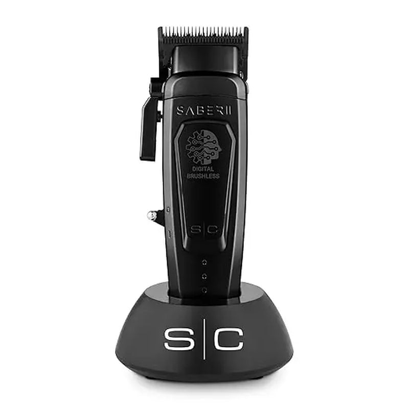 Stylecraft Saber Pro Grooming Set: Digital Brushless Saber II Clipper and Saber Trimmer