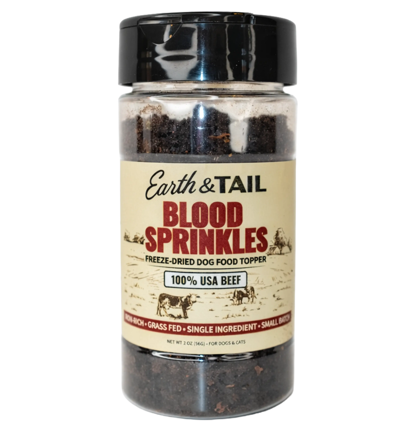 Freeze-Dried Beef Blood Sprinkles - Gourmet Food Topper for Dogs and Cats