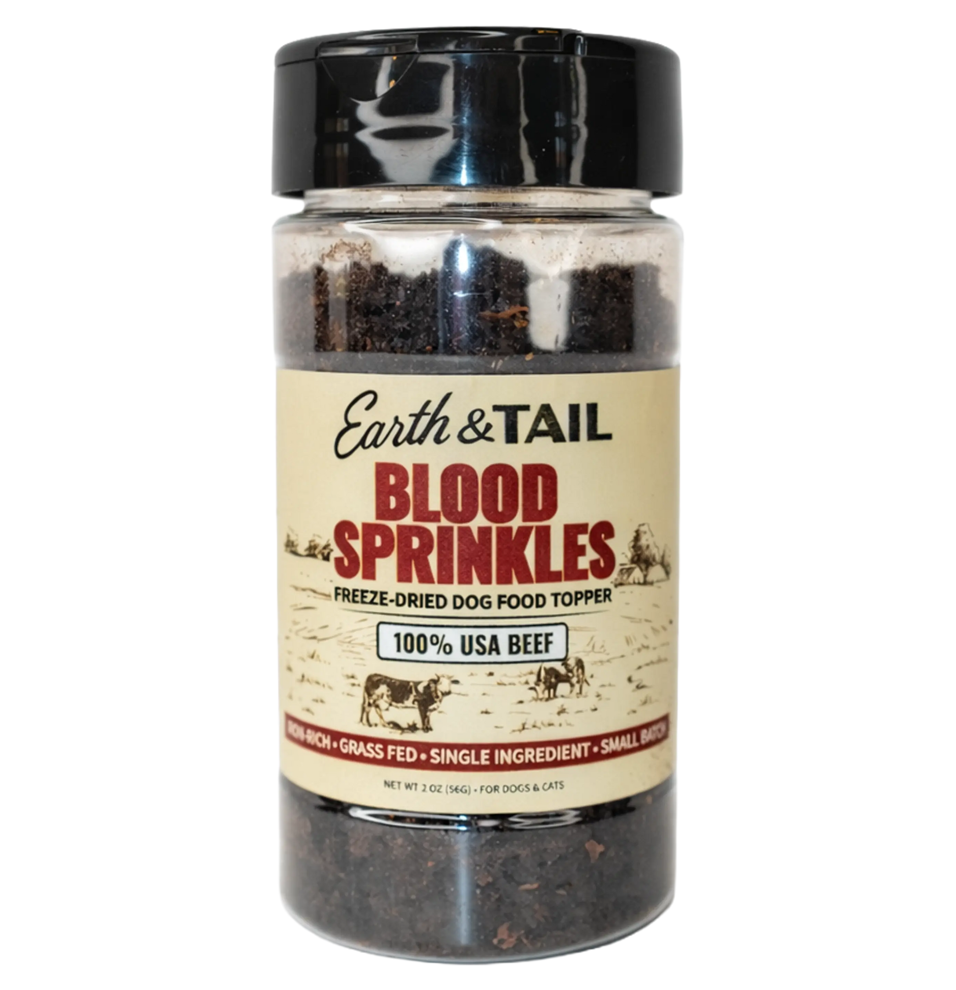 Freeze-Dried Beef Blood Sprinkles - Gourmet Food Topper for Dogs and Cats