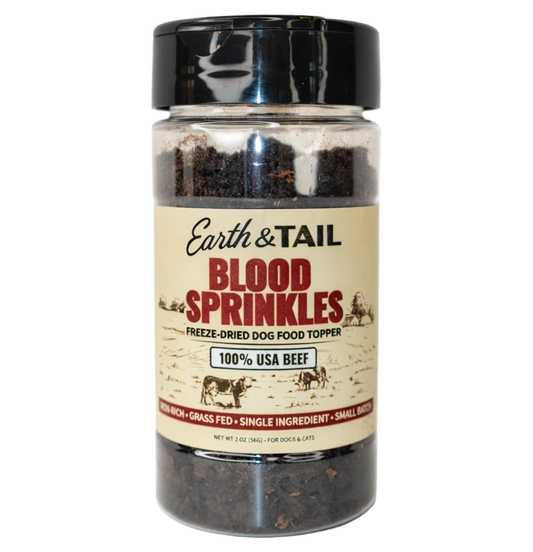 Freeze-Dried Beef Blood Sprinkles - Gourmet Food Topper for Dogs and Cats