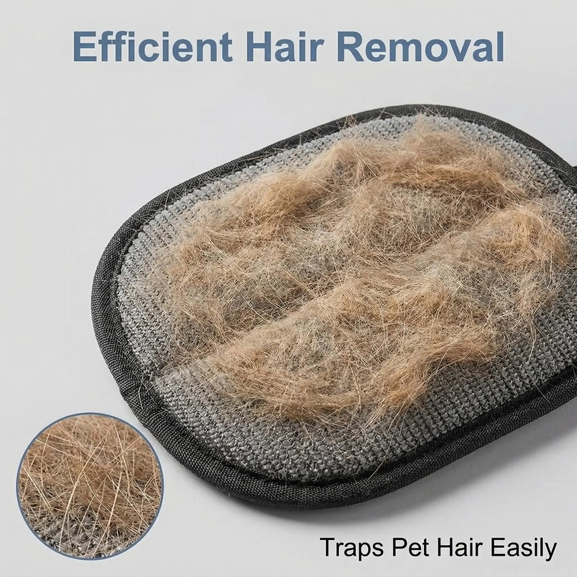 PET Hair Remover Electrostatic Gloves Two-Way Brush Sticky Hair Remover Cat Hair Dog Hair Glover Grooming Removal Cleaning Tiktokshopspringglowup Roller Portable