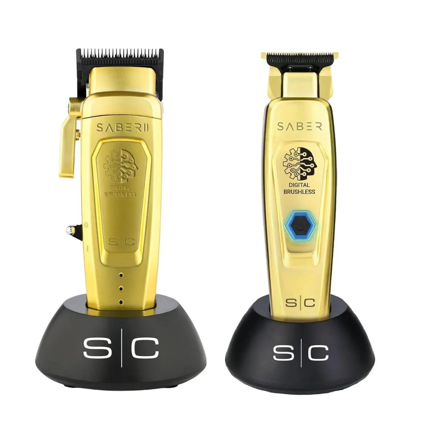 Stylecraft Saber Pro Grooming Set: Digital Brushless Saber II Clipper and Saber Trimmer