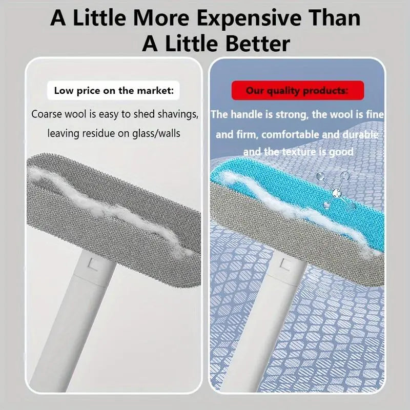Reusable Pet Hair Remover Brush – Multi-Functional Lint Cleaner for Dog & Cat Hair, Extra-Long Handle, Washable Grooming Tool for Furniture, Clothes, Bedding, Sofa, Carpets & Window Screens